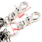 DK Knife Pendant Combo EMO Biker Keychain Key Jean Wallet Chain CS62