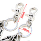 DK Cross Mark 3 Line Biker Trucker Key Jean Wallet Chain (23.5") Silver CS78