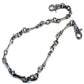 DKSkull Bone EMO Biker Trucker Key Jean Wallet Chain (28") SLV/BLK CS85