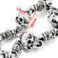 DK EMO Skull Connect Classic Biker Trucker Key Jean Wallet Chain (21/28.5") SLV/BLK NCS34
