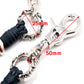 Big Skull Hook Leather Biker Trucker Key Jean Wallet Chain (28") Black NCS50