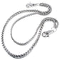 DK Double Roof Durable Basic Biker Trucker Key Jean Wallet Chain (24") SLV,BLK CS138MLT