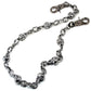 DK Skull Tongue Biker Trucker Keychain Key Jean Wallet Chain (22/27") SLV/BLK NCS74