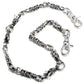 DK 2 Dragon Head Trucker Rocker Biker Key Jean Wallet Chain (22/27") Silver NCS84