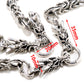DK 2 Dragon Head Trucker Rocker Biker Key Jean Wallet Chain (22/27") Silver NCS84