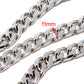 DK Strong Basic Leash Heavy Linked Jeans Wallet Key Chain (23"/20") Silver NCS92MLT
