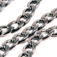 DK EMO Simple Strong Basic Biker Trucker Key Jean Wallet Chain (20" / 30") SLV/BLK CS108T