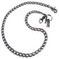 DK EMO Simple Strong Basic Biker Trucker Key Jean Wallet Chain (20" / 30") SLV/BLK CS108T