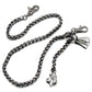 DK EMO Pendant Basic Strong Biker Trucker Key Jean Wallet Chain (27") SLV/BLK CS147MLT