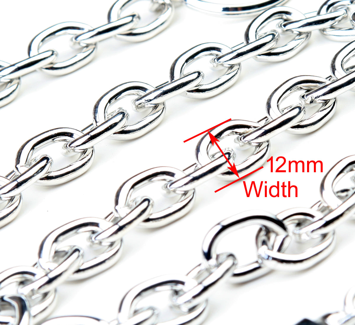DK Basic Simple Strong Biker Trucker Key Jean Wallet Chain (20"/29.5") CS15MLT