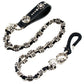 DK Gothic Skull Leather & Knight Biker Trucker Key Jean Wallet Chain (28") SCS93