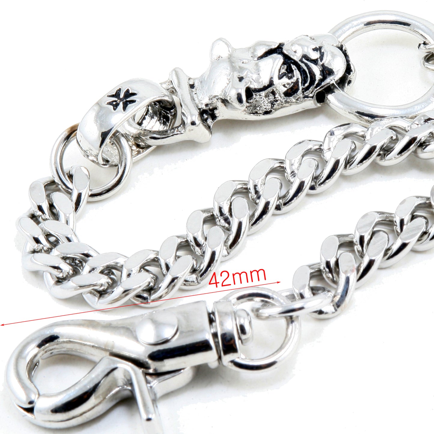DK Simple Pendant Strong Biker Trucker Key Jean Wallet Chain (27") SYC06MLT
