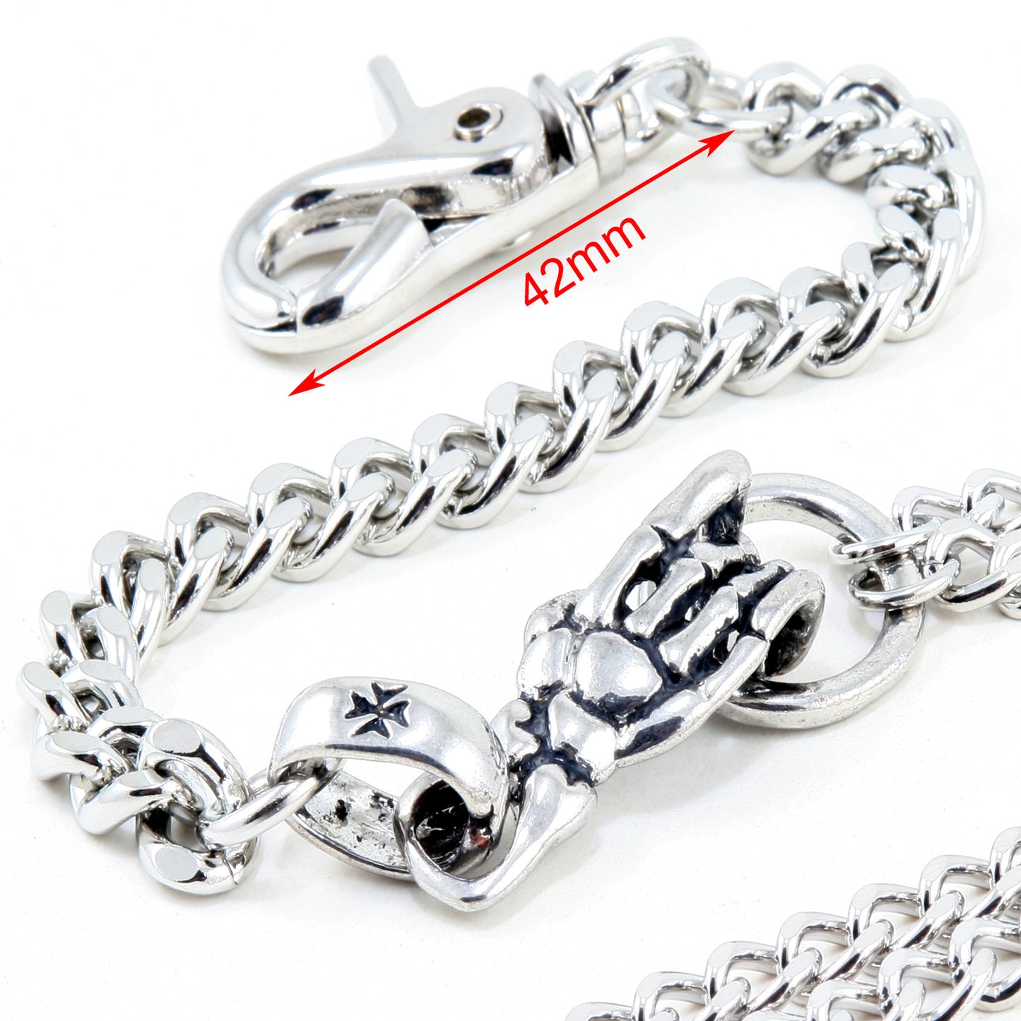 DK Simple Pendant Strong Biker Trucker Key Jean Wallet Chain (27") SYC30MLT