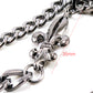 DK 2 Roof Strong Biker Trucker Key Jean Wallet Chain (23.5") SLV/BLK SYC41MLT