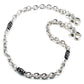 DK Simple Strong Biker Trucker Key Jean Wallet Chain (24.5") SLV/BLK SYC52MLT