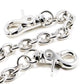 DK Simple Roof Strong Biker Trucker Key Jean Wallet Chain (24.5") SLV/BLK SYC52