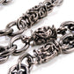 DK Simple Strong Biker Trucker Key Jean Wallet Chain (24.5") SLV/BLK SYC52MLT