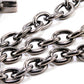 DK Simple Strong Biker Trucker Key Jean Wallet Chain (24.5") SLV/BLK SYC52MLT