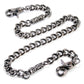 DK Simple Roof Strong Biker Trucker Key Jean Wallet Chain (24.5") SLV/BLK SYC56MLT