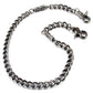 DK Simple Roof Strong Biker Trucker Key Jean Wallet Chain (24.5") SLV/BLK SYC56MLT
