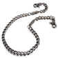 DK Simple Roof Strong Biker Trucker Key Jean Wallet Chain (24.5") SLV/BLK SYC56MLT