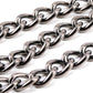 DK Simple Roof Strong Biker Trucker Key Jean Wallet Chain (24.5") SLV/BLK SYC56MLT