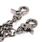 DK Skull Simple Strong Biker Trucker Key Jean Wallet Chain (25") SLV/BLK SYC66MT