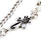 DK 2 Roof Strong Biker Trucker Key Jean Wallet Chain (23.5") SLV/BLK SYC41MLT