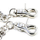 DK 2 Roof Strong Biker Trucker Key Jean Wallet Chain (23.5") SLV/BLK SYC41MLT