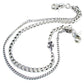 DK 2 Roof Strong Biker Trucker Key Jean Wallet Chain (23.5") SLV/BLK SYC41MLT