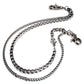 DK 2 Roof Strong Biker Trucker Key Jean Wallet Chain (23.5") SLV/BLK SYC41MLT