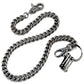 DK EMO Thick Basic Biker Trucker Keychain Key Jean Wallet Chain (23") BRN,SLV,BLK CS150MLT