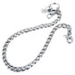 DK EMO Simple Strong Basic Biker Trucker Key Jean Wallet Chain (20" / 30") SLV/BLK CS108T