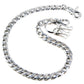 DK EMO Simple Strong Basic Biker Trucker Key Jean Wallet Chain (20" / 30") SLV/BLK CS108T