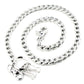 DK EMO Simple Strong Basic Biker Trucker Key Jean Wallet Chain (20" / 30") SLV/BLK CS108T