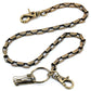 DK Basic Square Connect Biker Trucker Key Jean Wallet Chain (20/30") SLV/BLK/BRN CS21MLT