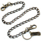 DK Marble Simple Strong Classic Biker Key Jean Wallet Chain (22"/30") SLV/BLK/BRN CS24MLT