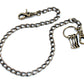 DK Marble Simple Strong Classic Biker Key Jean Wallet Chain (22"/30") SLV/BLK/BRN CS24MLT