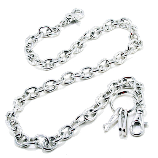 DK Basic Simple Strong Biker Trucker Key Jean Wallet Chain (20"/29.5") CS15MLT