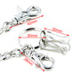 DK Marble Simple Strong Classic Biker Key Jean Wallet Chain (22"/30") SLV/BLK/BRN CS24MLT