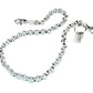 DK Long Heavy Ring Cross Biker Trucker Key Jean Wallet Chain (29.5") Silver CS43