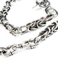 DK Cross Pendant Skull Biker Trucker Key Jean Wallet Chain (25.5") Silver CS82