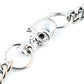 DK Strong Skull Pendant Basic Biker Trucker Key Jean Wallet Chain (19") BLK,SLV CS90MLT