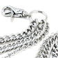 DK 3 Roof emo Classic Biker Trucker Keychain Key Jean Wallet Chain (21") Slv NCS71